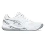ASICS Gel Dedicate 8 White Pure Silver Women Padel Shoes 01