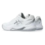 ASICS Gel Dedicate 8 White Pure Silver Women Padel Shoes 03
