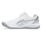 ASICS Gel Dedicate 8 White Pure Silver Women Padel Shoes 04