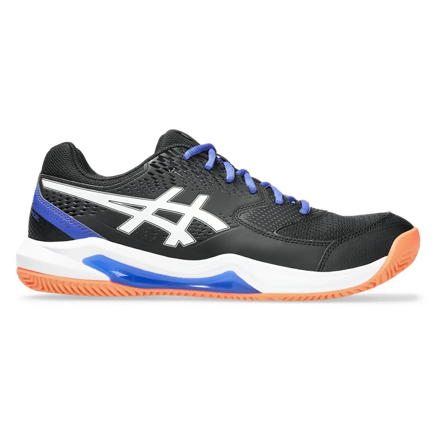 ASICS Padel Shoes Gel Dedicate 8 Black and White 002 ASICS Padel Shoes Gel Dedicate 8 Black and White 002