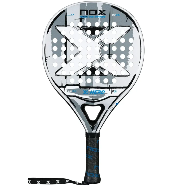 NOX X-Hero White 2026 Padel Racket 01