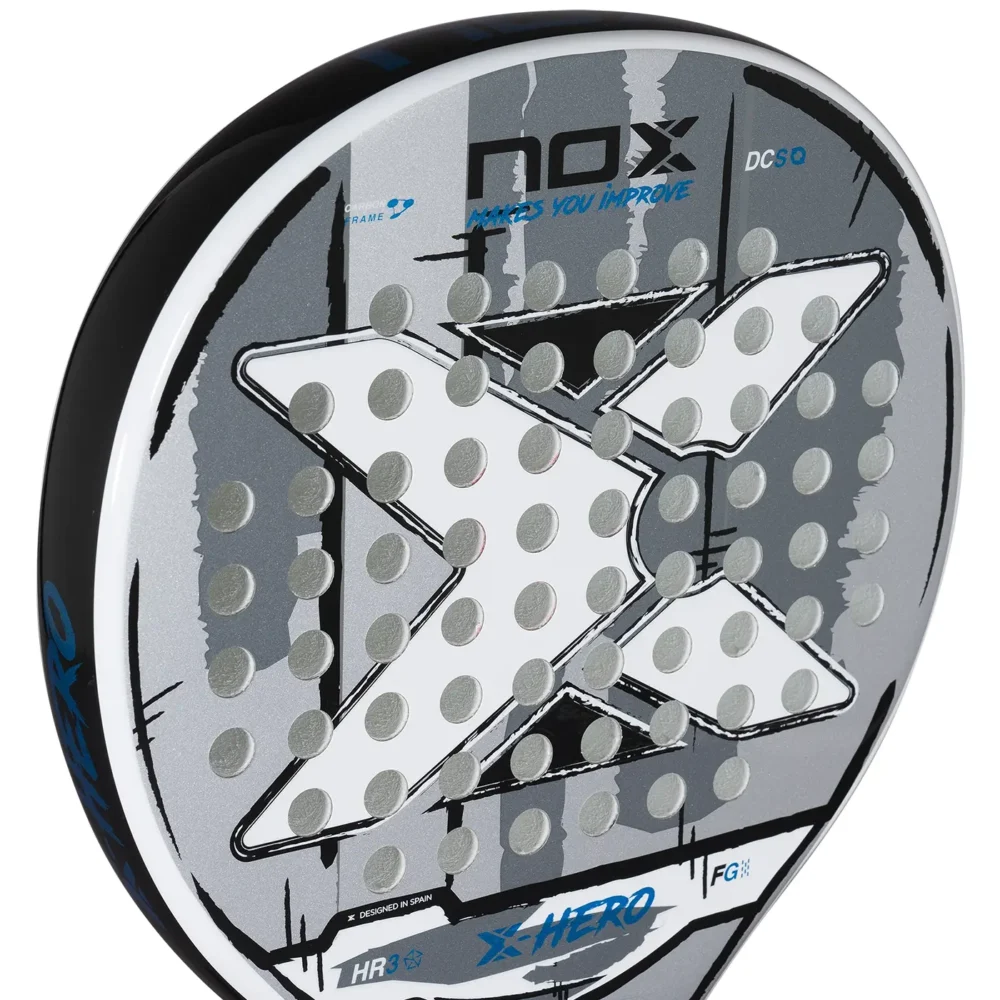 NOX X-Hero White 2026 Padel Racket 02