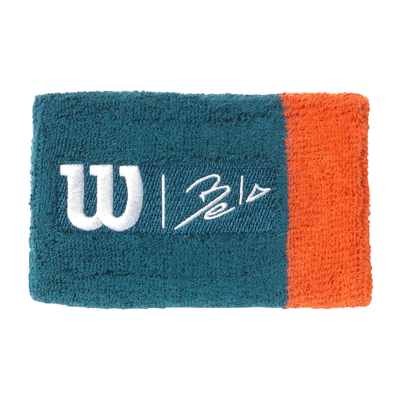 Wilson-Bela-Extra-Wide-Wristband-II-Blue-Coral-Fiesta Wilson-Bela-Extra-Wide-Wristband-II-Blue-Coral-Fiesta