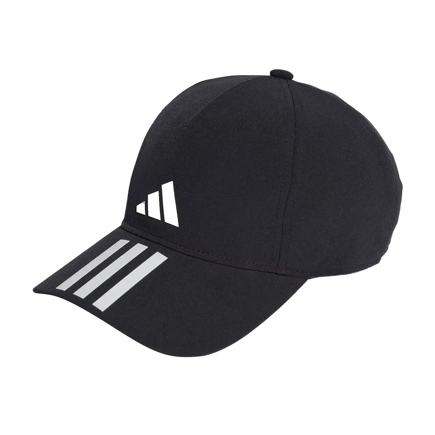 ADIDAS 3 Stripes Aeroready Running Training Baseball Cap Black 00 ADIDAS 3 Stripes Aeroready Running Training Baseball Cap Black 00