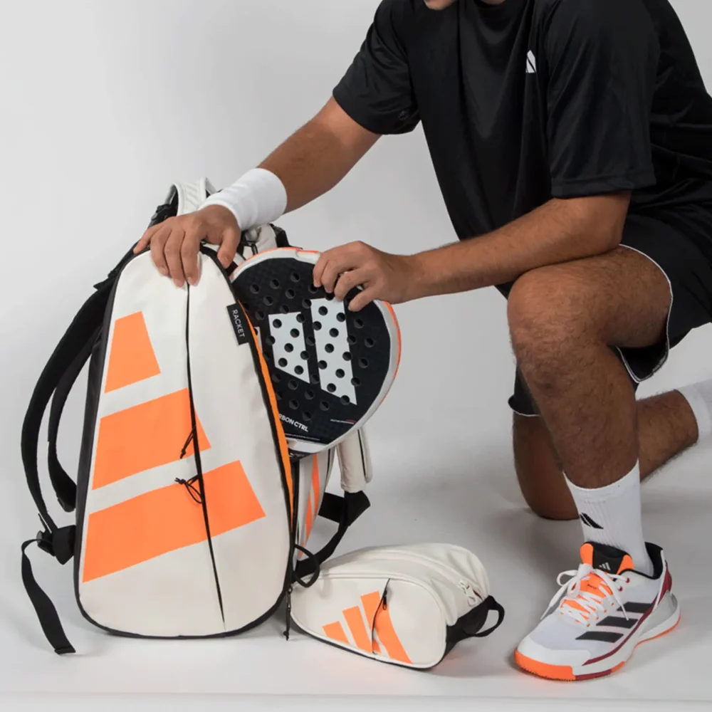 ADIDAS Multigame Ale Galán Padel Bag White Orange 02