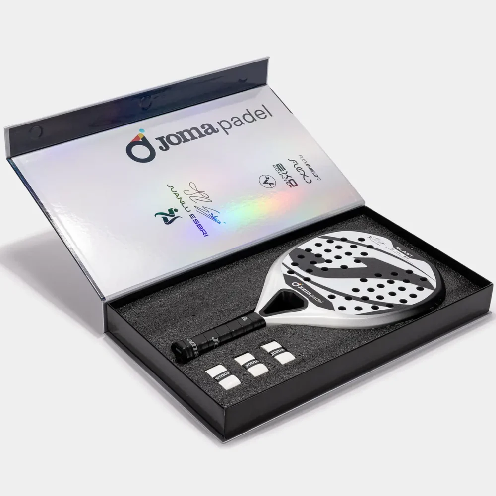 JOMA Padel Racket ST Blast Juanlu Esbri Silver 05