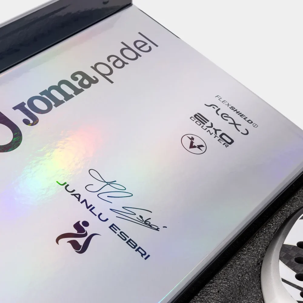 JOMA Padel Racket ST Blast Juanlu Esbri Silver 06
