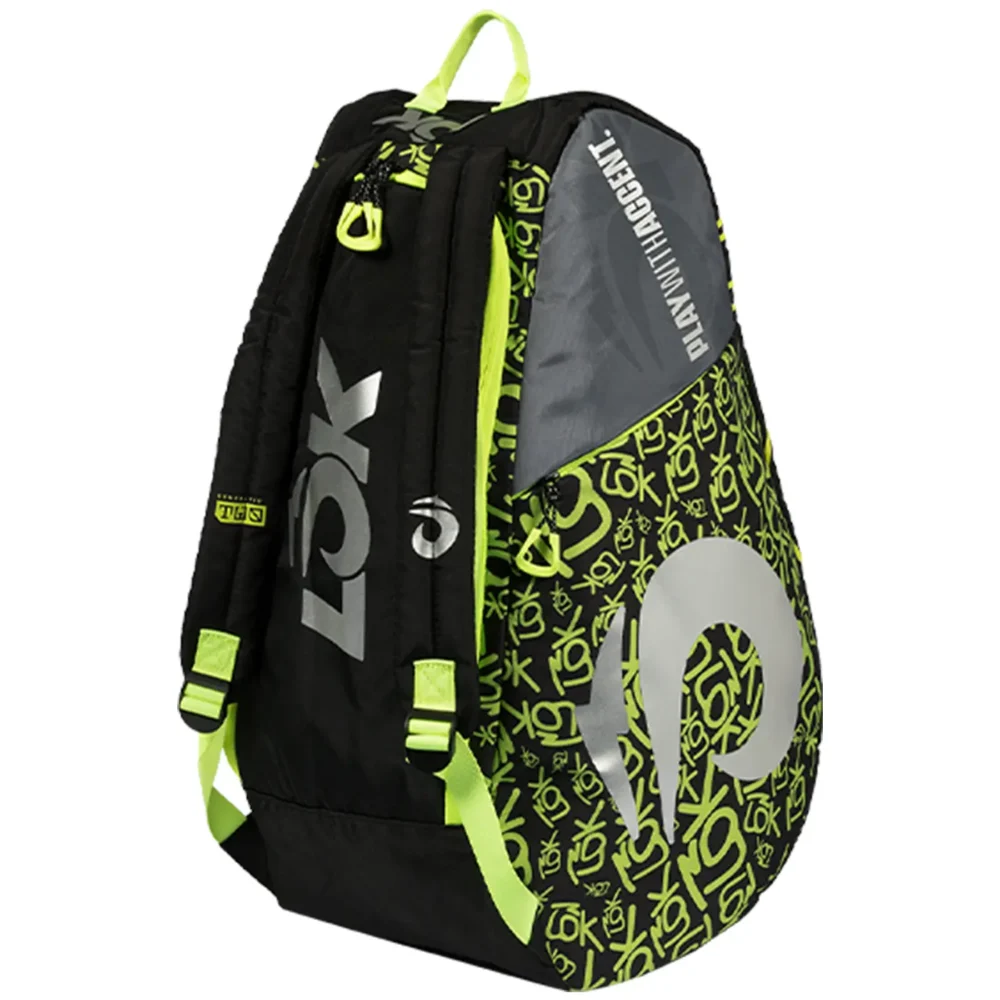 LÕK Gen 2 Padel Bag Black Lime 05