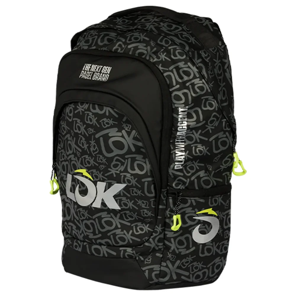 LÕK Maxx Gen 2 Padel Backpack Black Grey 02