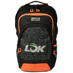 LÕK Maxx Gen 2 Padel Backpack Black Orange