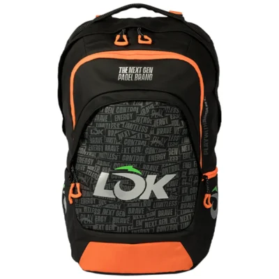 LÕK Maxx Gen 2 Padel Backpack Black Orange