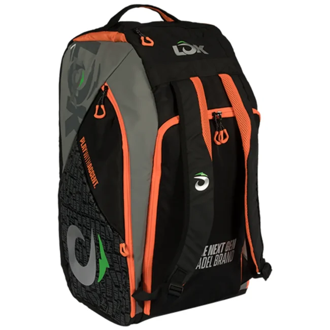 LÕK Maxx Gen 2 Padel Bag Black Orange 04