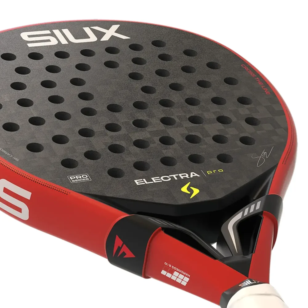 Siux Electra Pro 2026 Padel Racket Fire Red 04