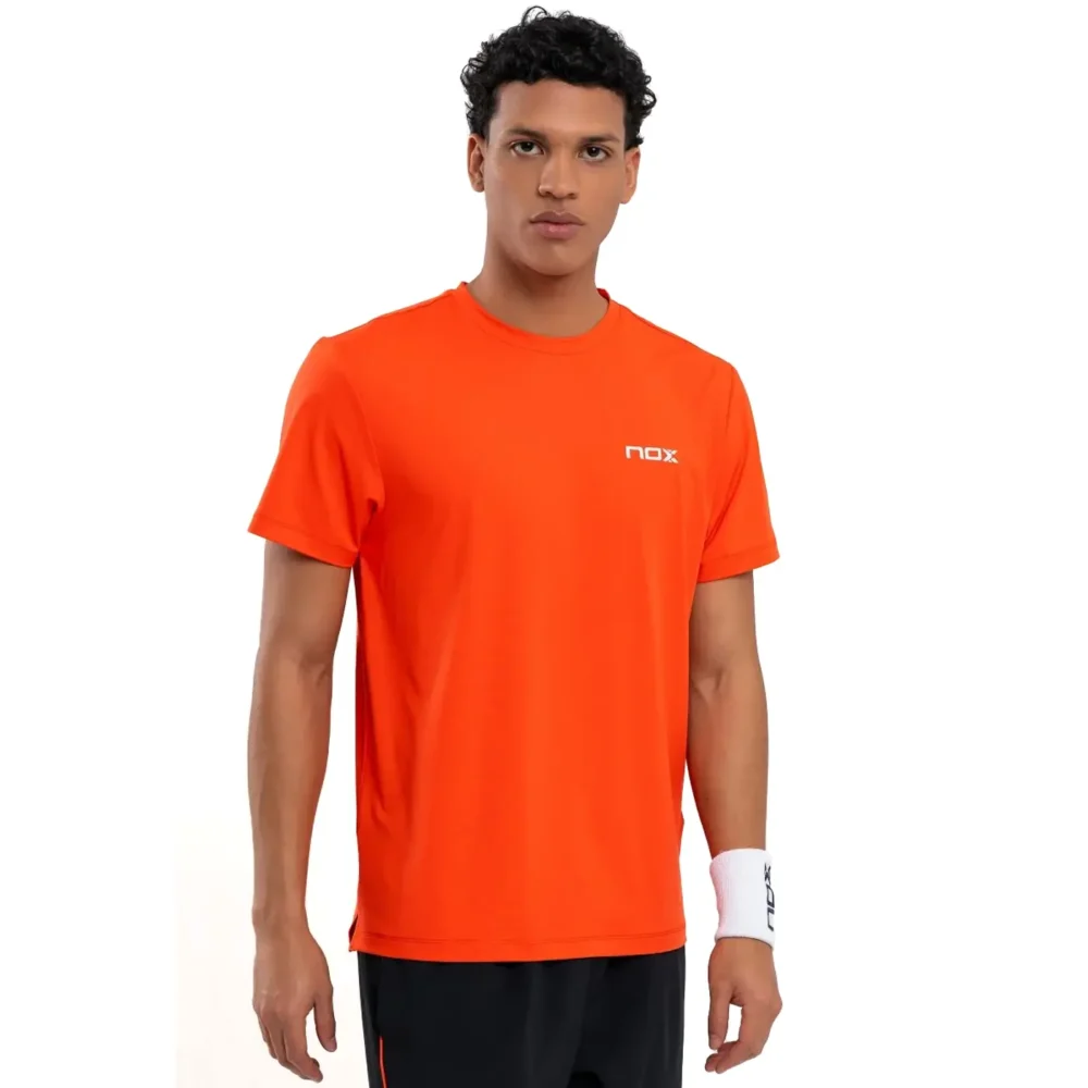 NOX Team Men's Padel T-Shirt Red 05