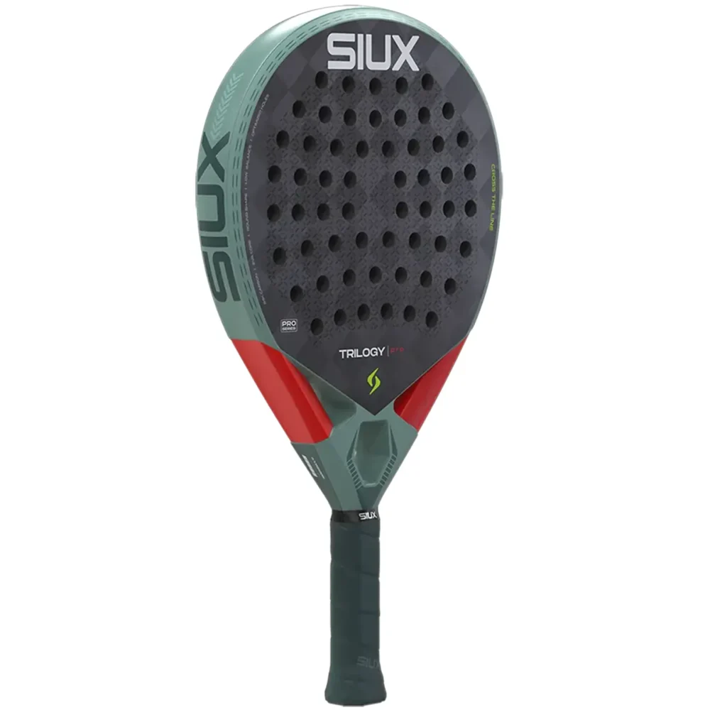 Siux Trilogy Pro 2026 Padel Racket Ash Green 04