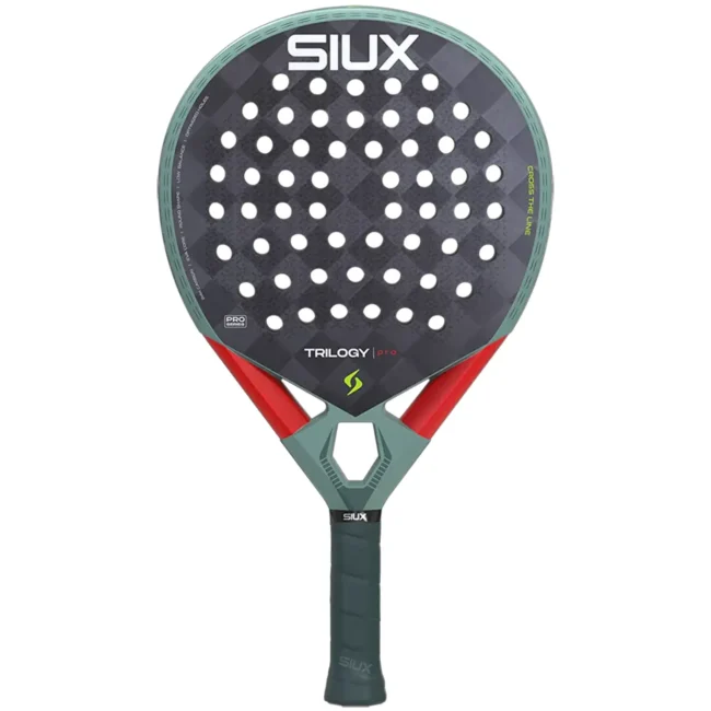 Siux Trilogy Pro 2026 Padel Racket Ash Green 08