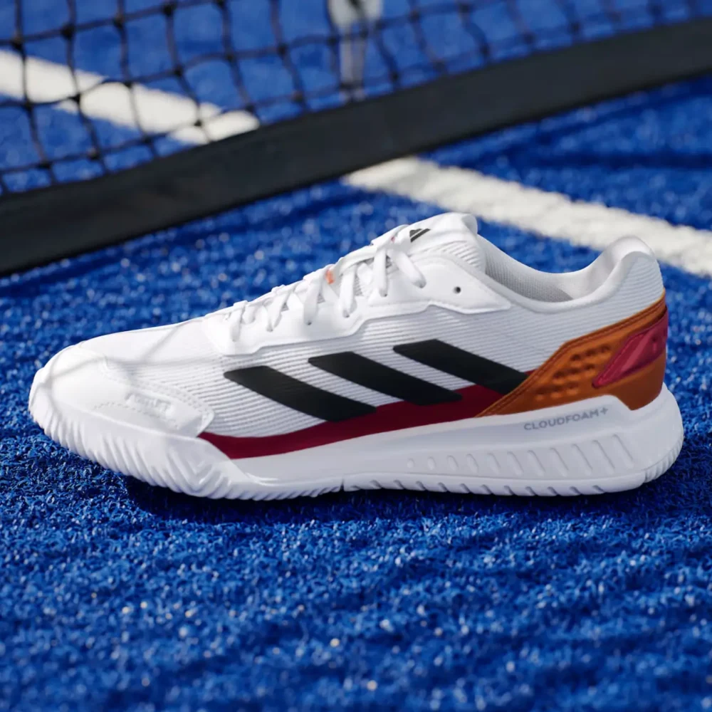 ADIDAS Courtquick Padel Shoes 2026 White Orange 07