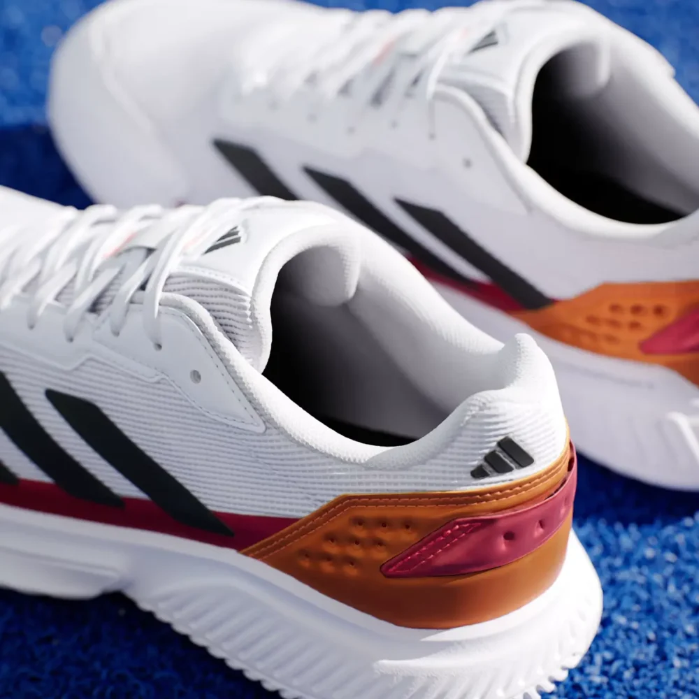 ADIDAS Courtquick Padel Shoes 2026 White Orange 08