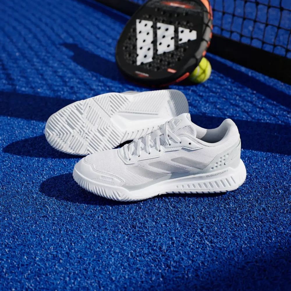ADIDAS Courtquick Padel Shoes 2026 White Silver 03