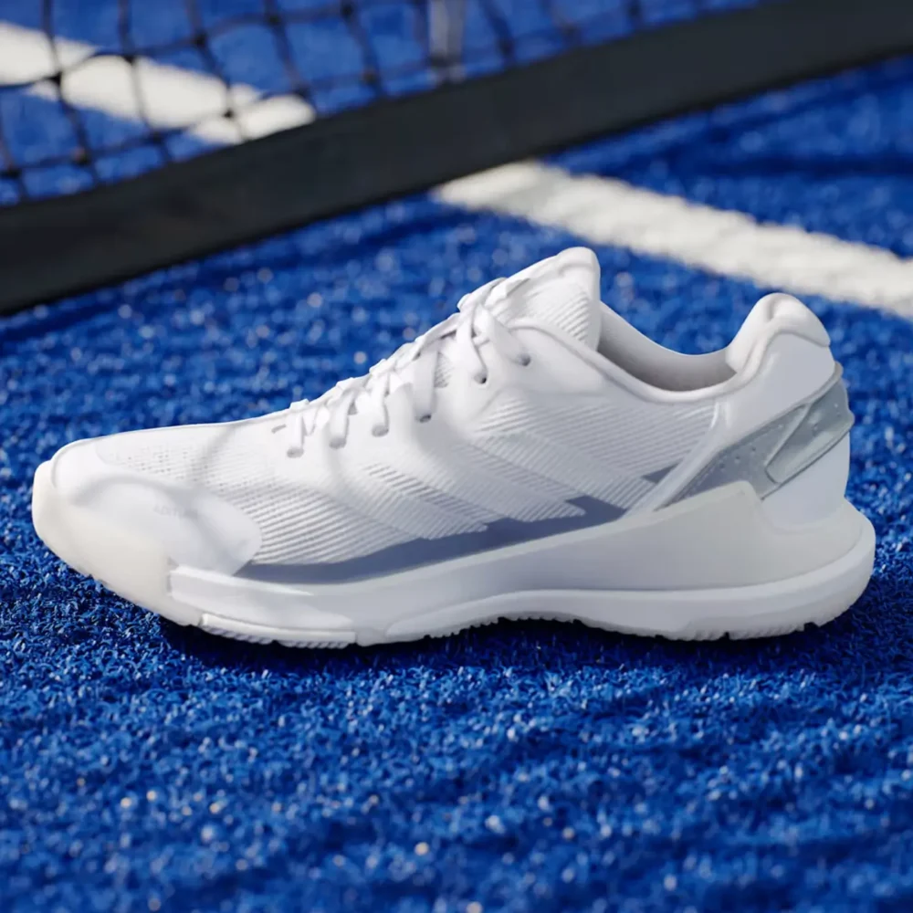 ADIDAS Crazyquick Lightstrike Padel Shoes 2026 White Metalic Silver 06