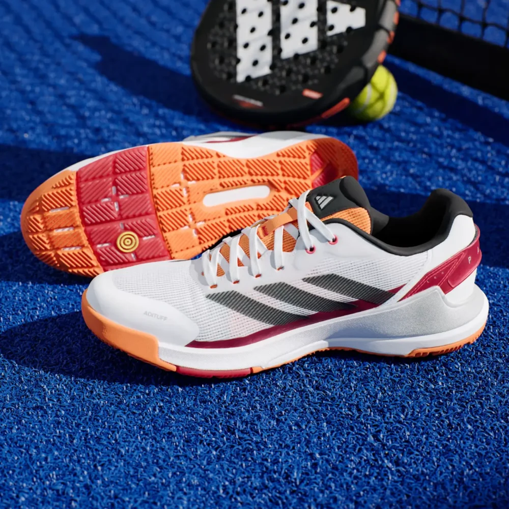 ADIDAS Crazyquick Padel Shoes 2026 Cloud White Coral 03