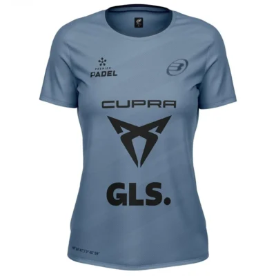 BULLPADEL Bea González Padel Shirt Atomic Blue 01