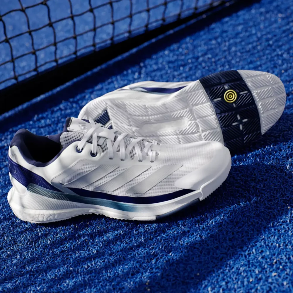 ADIDAS Crazyquick Boost Padel Shoes Cloud White Blue 07