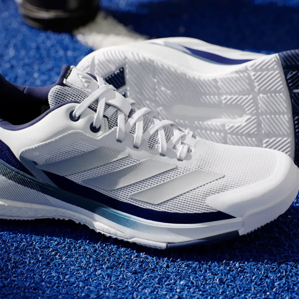 ADIDAS Crazyquick Boost Padel Shoes Cloud White Blue 10
