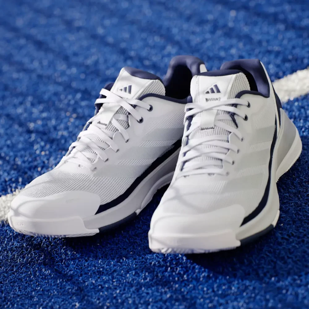 ADIDAS Crazyquick Padel Shoes Silver Metallic Dark Blue 04