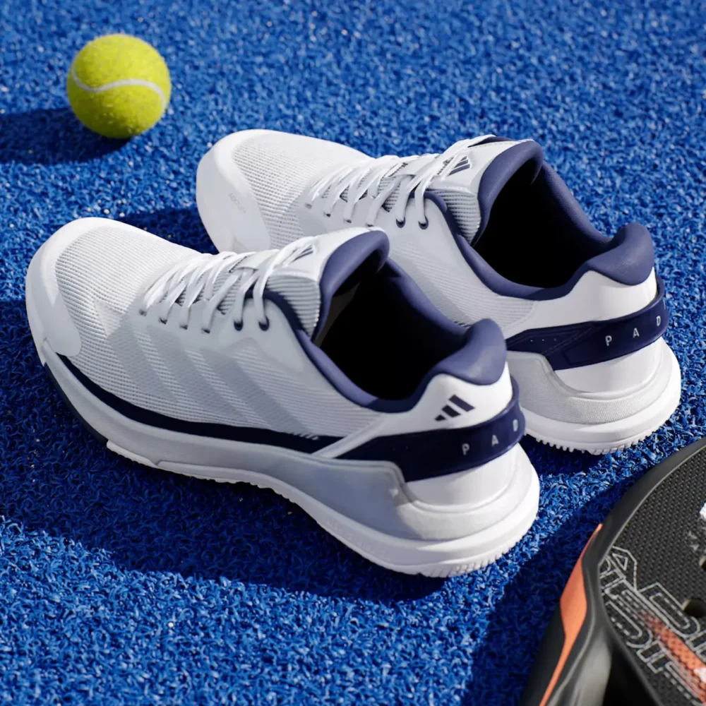ADIDAS Crazyquick Padel Shoes Silver Metallic Dark Blue 05ADIDAS Crazyquick Padel Shoes Silver Metallic Dark Blue 05