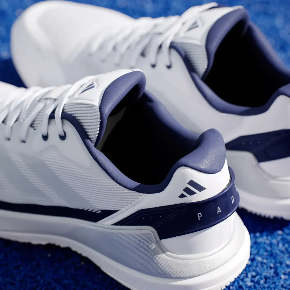 ADIDAS Crazyquick Padel Shoes Silver Metallic Dark Blue 08