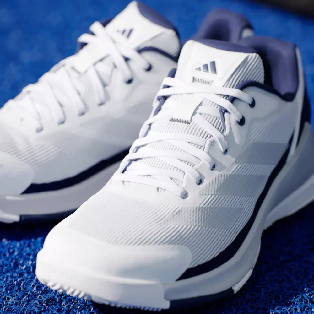 ADIDAS Crazyquick Padel Shoes Silver Metallic Dark Blue 09