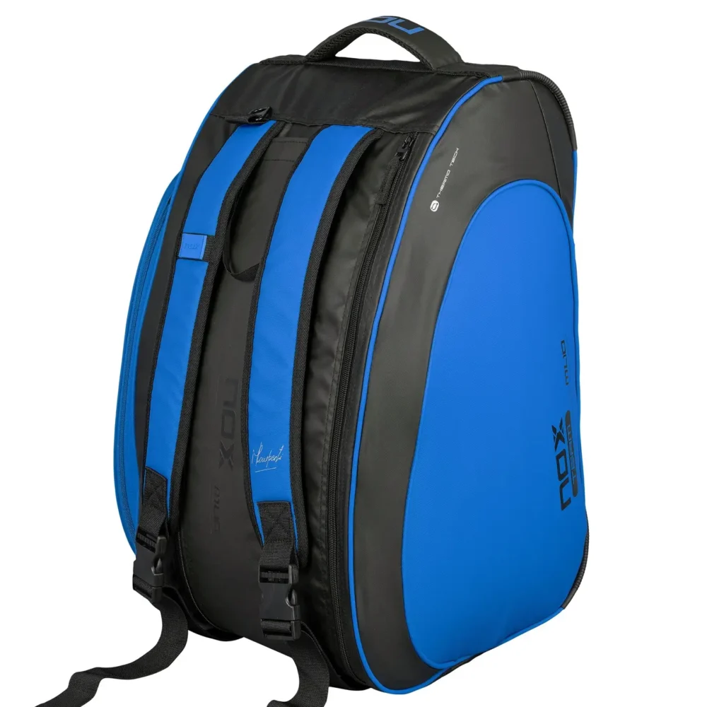 NOX ML10 TEAM Padel Bag 2025 Black Blue 06