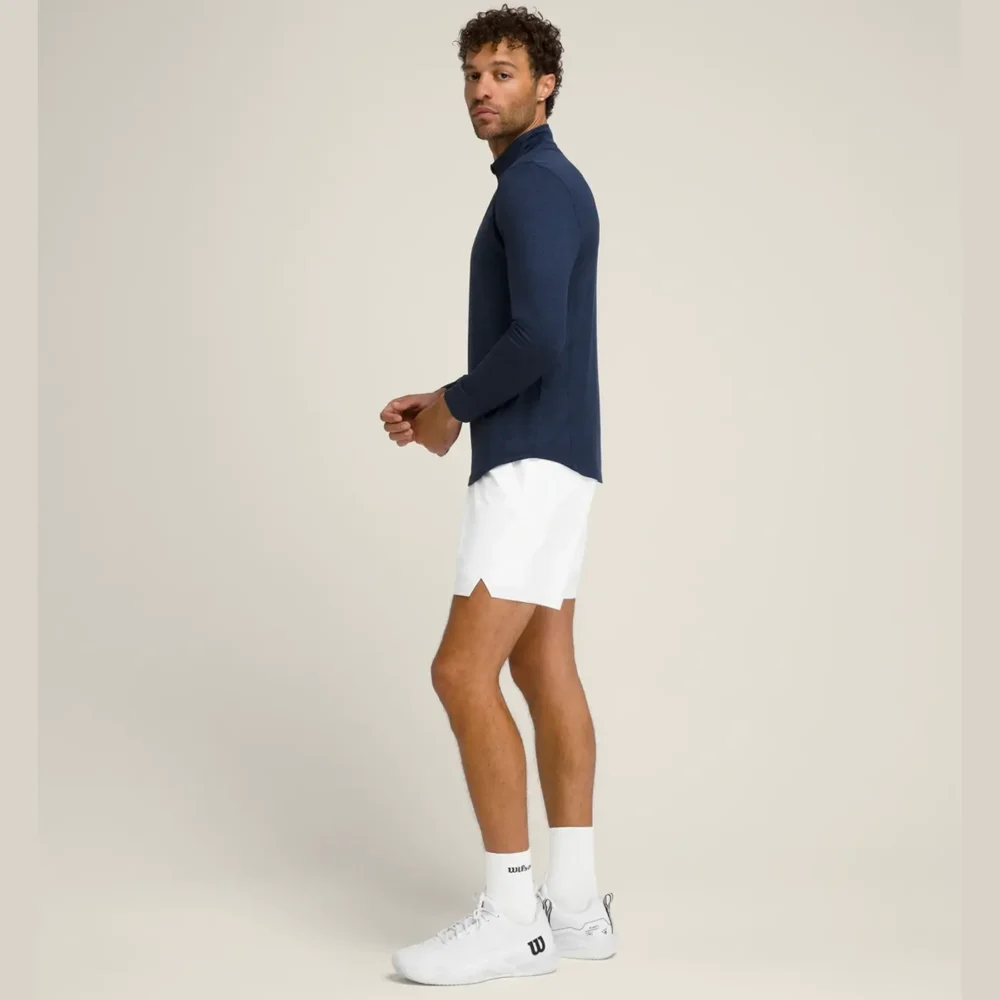 WILSON Tournament Padel Short V2 Unlined Bright White 07