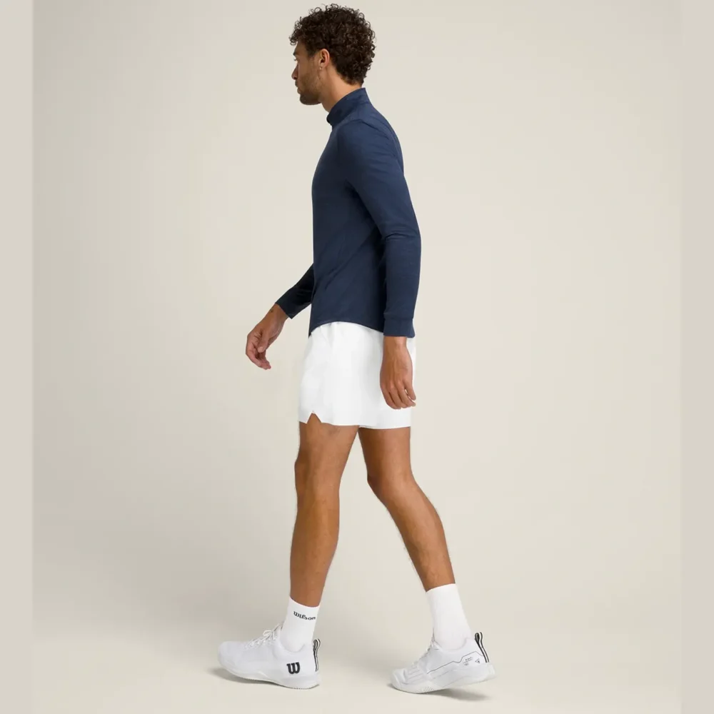 WILSON Tournament Padel Short V2 Unlined Bright White 08