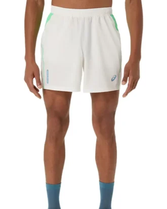 ASICS Court 7in Padel Short 2026 White 01