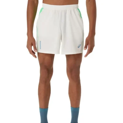 ASICS Court 7in Padel Short 2026 White 01