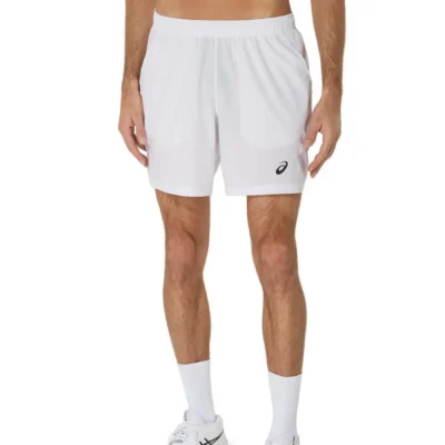 ASICS Court 7in Padel Shorts White 01