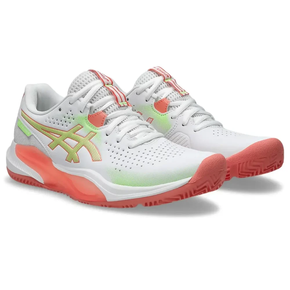 ASICS Gel-Challenger 15 Women Padel Shoes White Guava 02