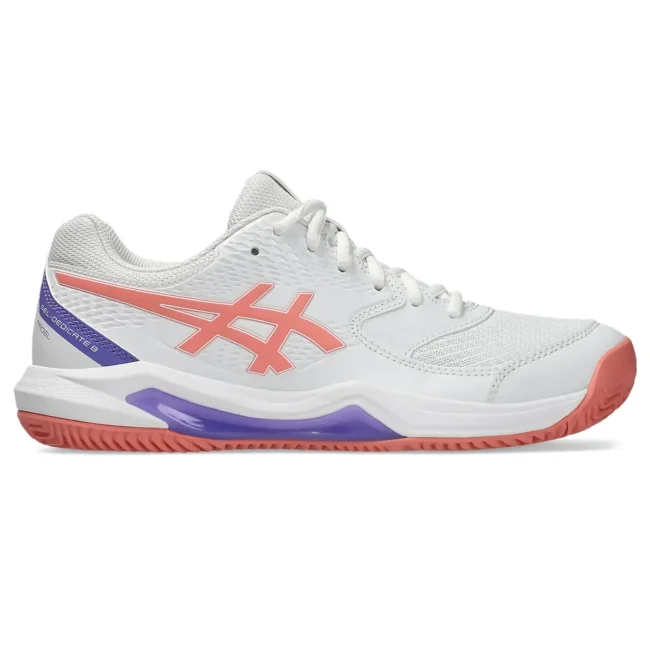 ASICS Gel-Dedicate 8 Women Padel Shoes 2026 White Guava 01