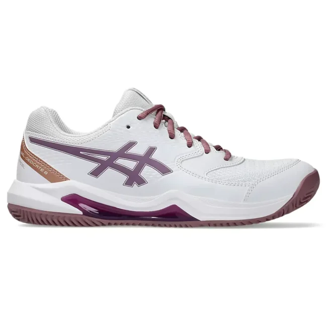 ASICS Gel Dedicate 8 Women Padel Shoes White 001