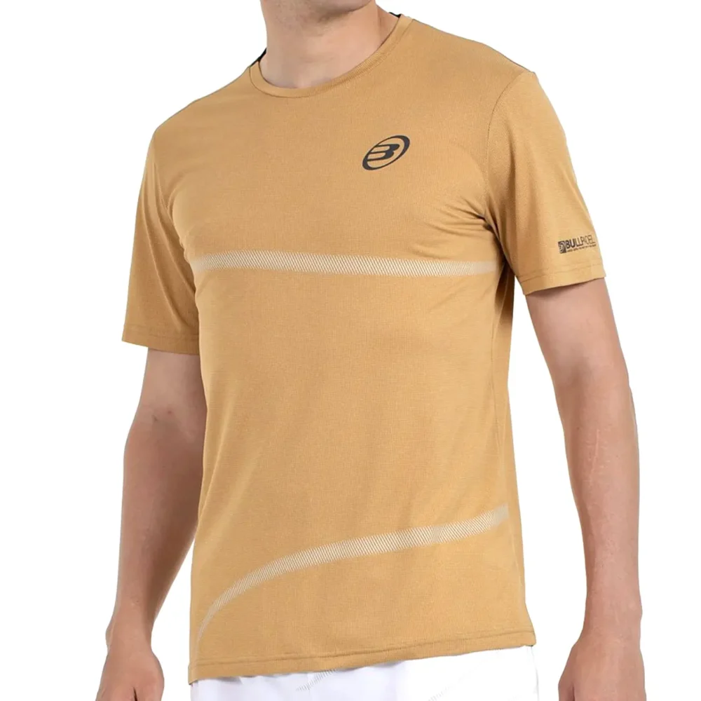 BULLPADEL Cheles Padel T-Shirt Light Brown 04