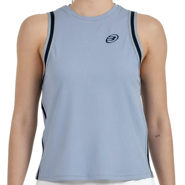BULLPADEL Talava Women Padel Top Steel Blue 02