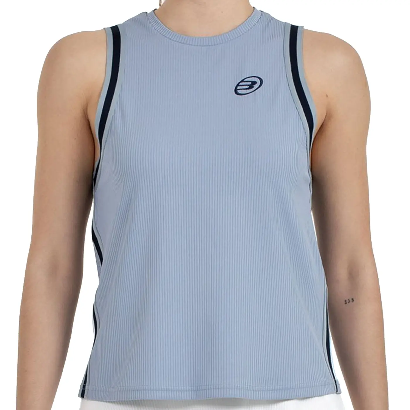 BULLPADEL Talava Women Padel Top Steel Blue 02 BULLPADEL Talava Women Padel Top Steel Blue 02