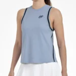 BULLPADEL Talava Women Padel Top Steel Blue 04