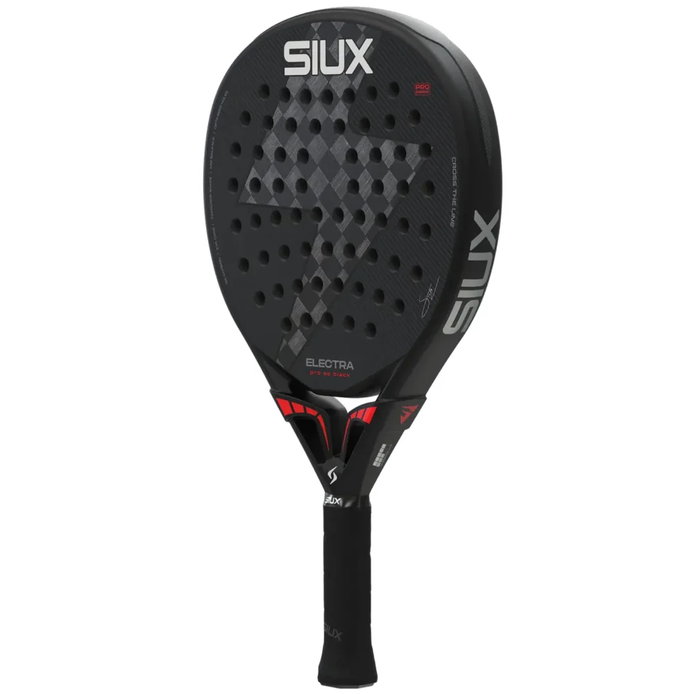 SIUX Electra Pro SE Black 2026 Padel Racket 04
