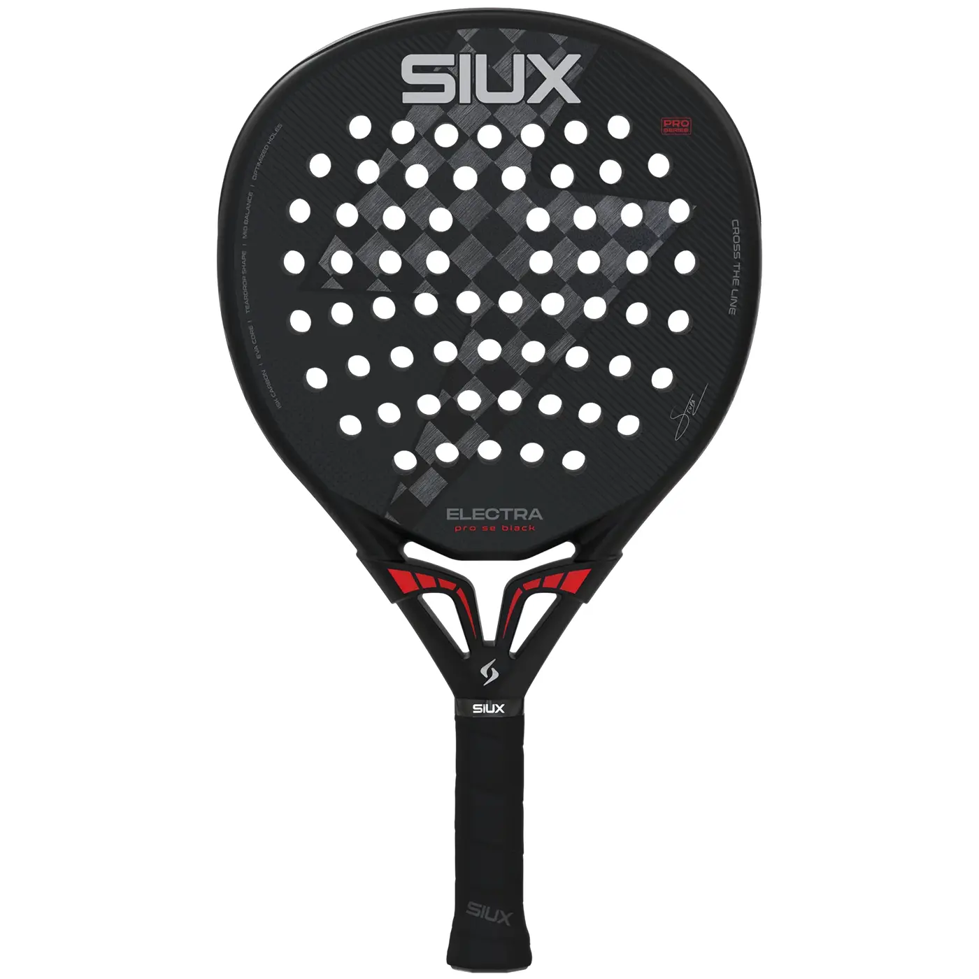 SIUX Electra Pro SE Black 2026 Padel Racket 05