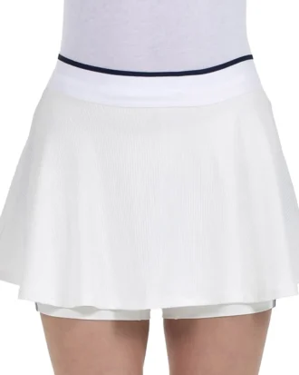BULLPADEL Tajar Women Padel Skirt Bone White 01