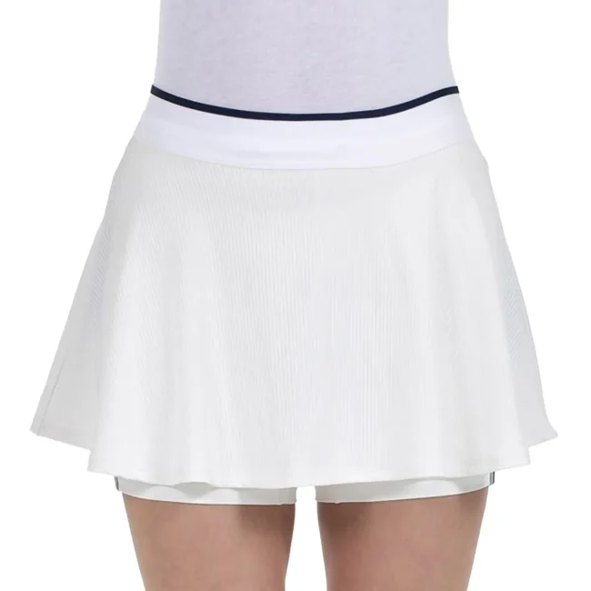 BULLPADEL Tajar Women Padel Skirt Bone White 01