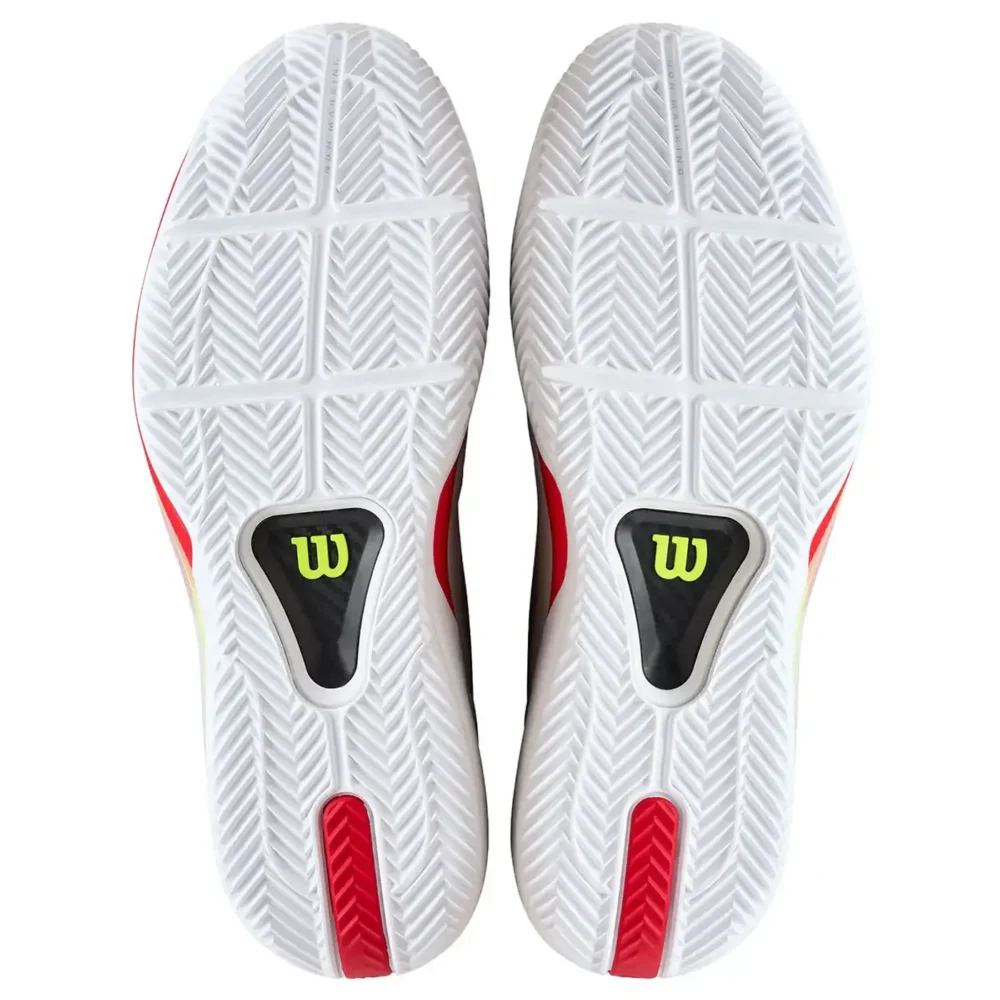 WILSON Rush Tour 5 Men Padel Shoes White Red 06